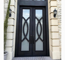 Charger l'image dans la galerie, Iris Double Iron Doors - Custom Pivot Door