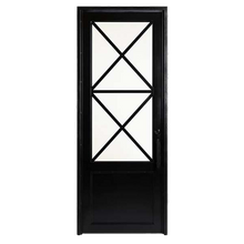 Load image into Gallery viewer, Artemis Single Iron Door with Regency Style and Glass, Perfect for Residential and Commercial Use - Custom Pivot Door
