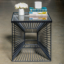 Load image into Gallery viewer, Fragments End table - Custom Pivot Door
