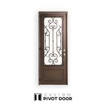 Charger l'image dans la galerie, Aphrodite Single Iron Door with Operable glass - Custom Pivot Door
