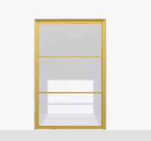 Load image into Gallery viewer, 3 Panel Aluminum Porta Pivot Interior Door - Custom Pivot Door
