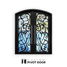 Charger l'image dans la galerie, Eros Double Iron Doors - Custom Pivot Door

