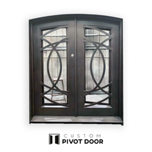 Charger l'image dans la galerie, Zeus Double Iron Doors - Custom Pivot Door

