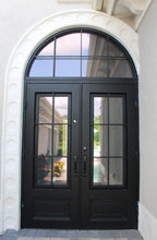 Load image into Gallery viewer, Pallas Double door with Transom - Custom Pivot Door
