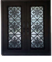 Load image into Gallery viewer, Esther Double Iron Doors - Custom Pivot Door

