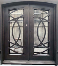 Charger l'image dans la galerie, Zeus Double Iron Doors - Custom Pivot Door

