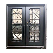 Load image into Gallery viewer, Demeter Double Iron Doors - Custom Pivot Door

