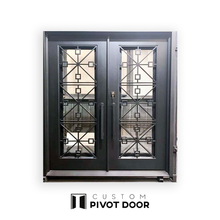 Load image into Gallery viewer, Demeter Double Iron Doors - Custom Pivot Door
