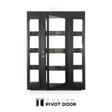Load image into Gallery viewer, Atlas II Single door with Sidelights - Custom Pivot Door
