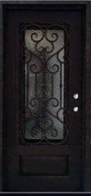 Charger l'image dans la galerie, Aphrodite Single Iron Door with Operable glass - Custom Pivot Door
