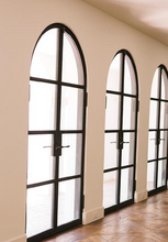 Load image into Gallery viewer, Thea Arched Double French Doors - Custom Pivot Door
