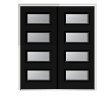 Load image into Gallery viewer, Hypnos Modern Double Door - Custom Pivot Door
