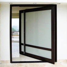 Load image into Gallery viewer, Koi Frosted Pivot Door - Custom Pivot Door
