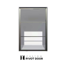 Load image into Gallery viewer, 3 Panel Aluminum Porta Pivot Interior Door - Custom Pivot Door
